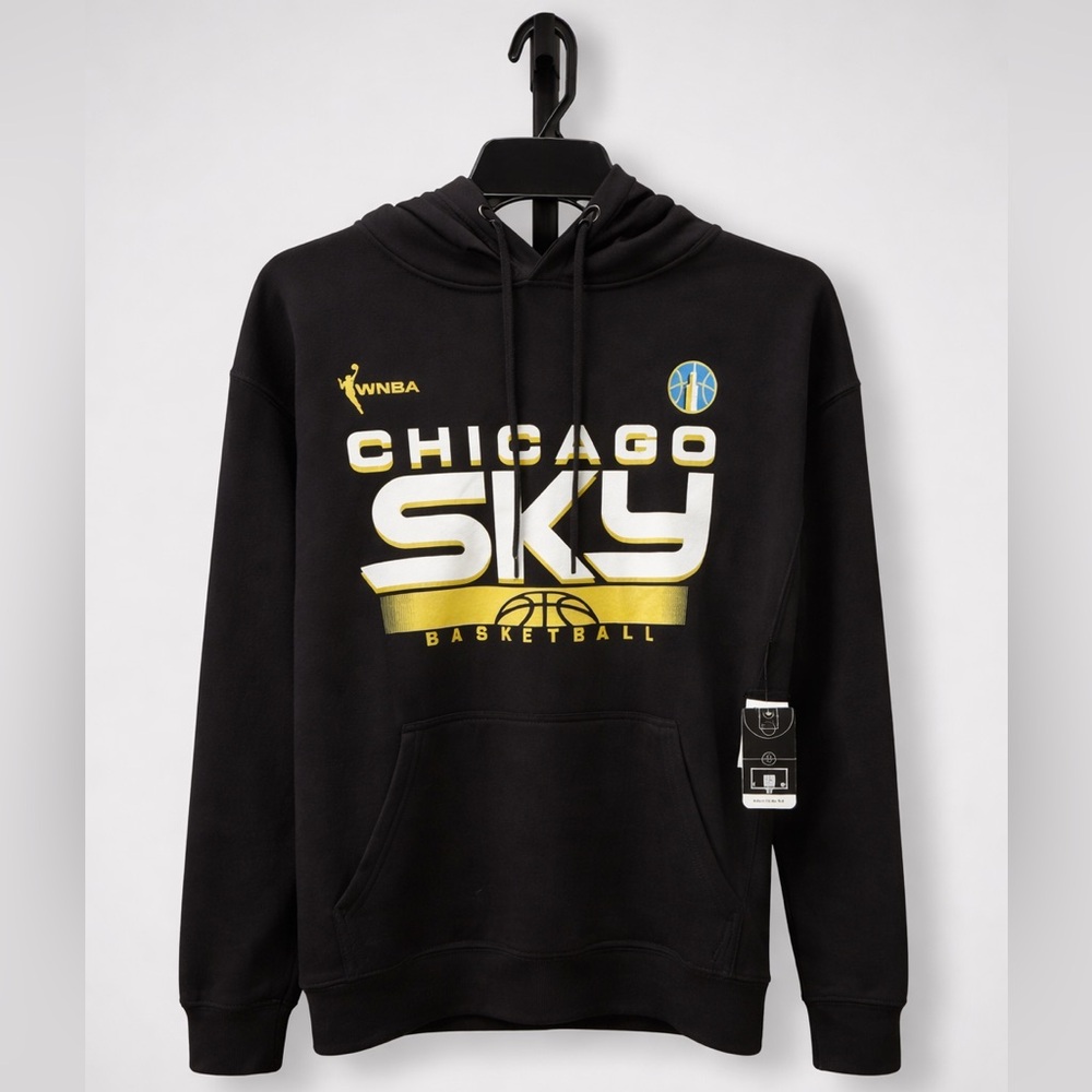Chicago Sky WNBA Hoodie Black New With Tags Basketball Sweatshirt